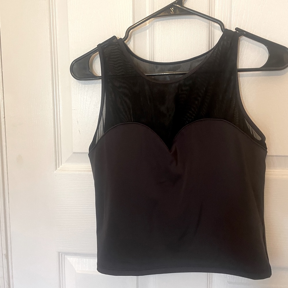 Kortni Jeane Netted Sweetheart Swim Top